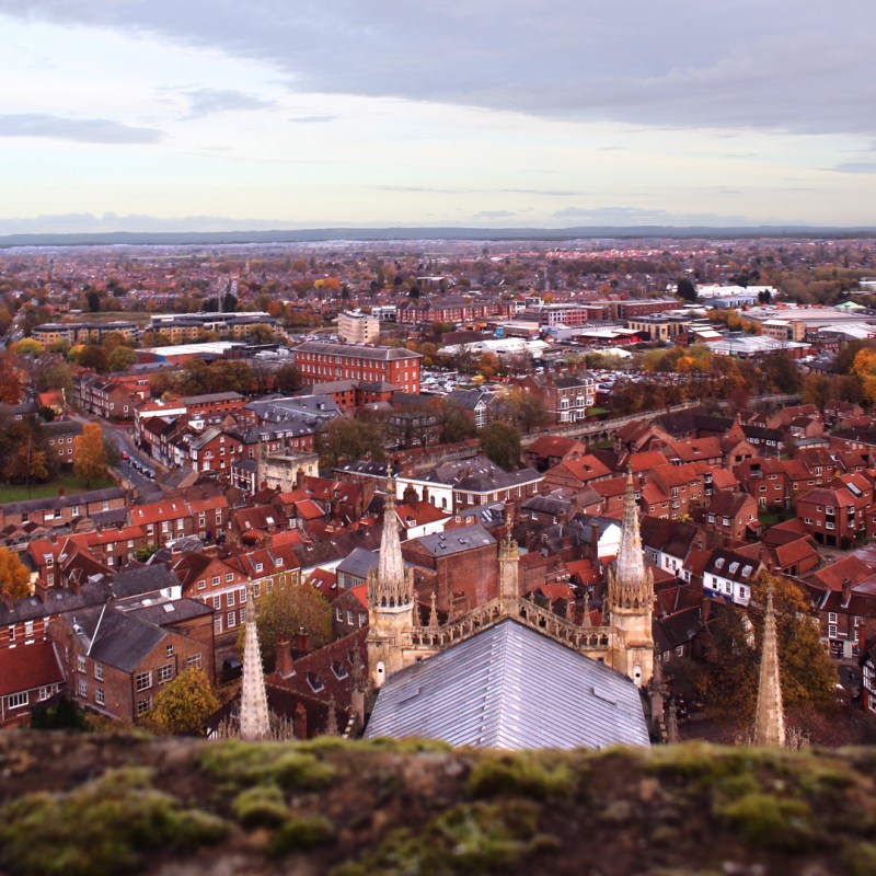 haunted town and tall tower